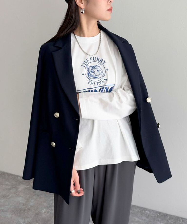 fredy emue「CATプリントロンTシャツ」|Tシャツ・カットソー|