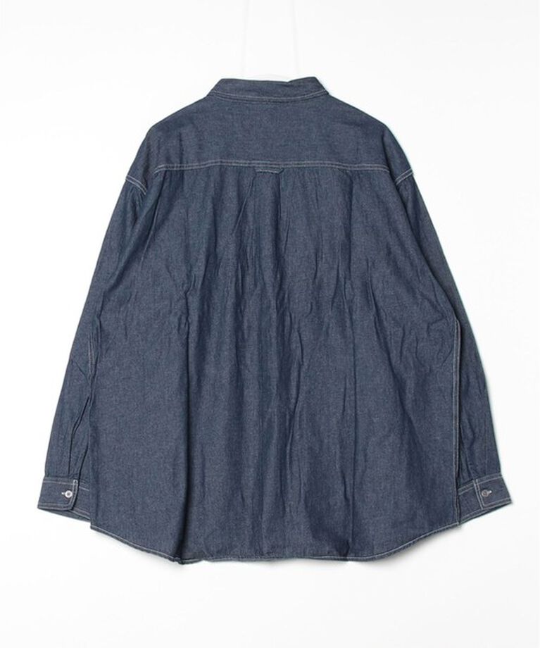 GLOSTER「【GEVACO/ゲバコ】6.5オンス デニムショールカラーワークシャツ カバーオール」|シャツ・ブラウス|