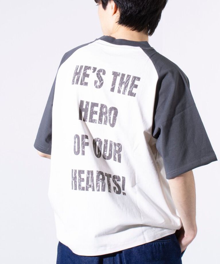 GLOSTER「【Disney】【TOM&JERRY】ピグメント/ラグランスリーブ プリントTシャツ 」|Tシャツ・カットソー|
