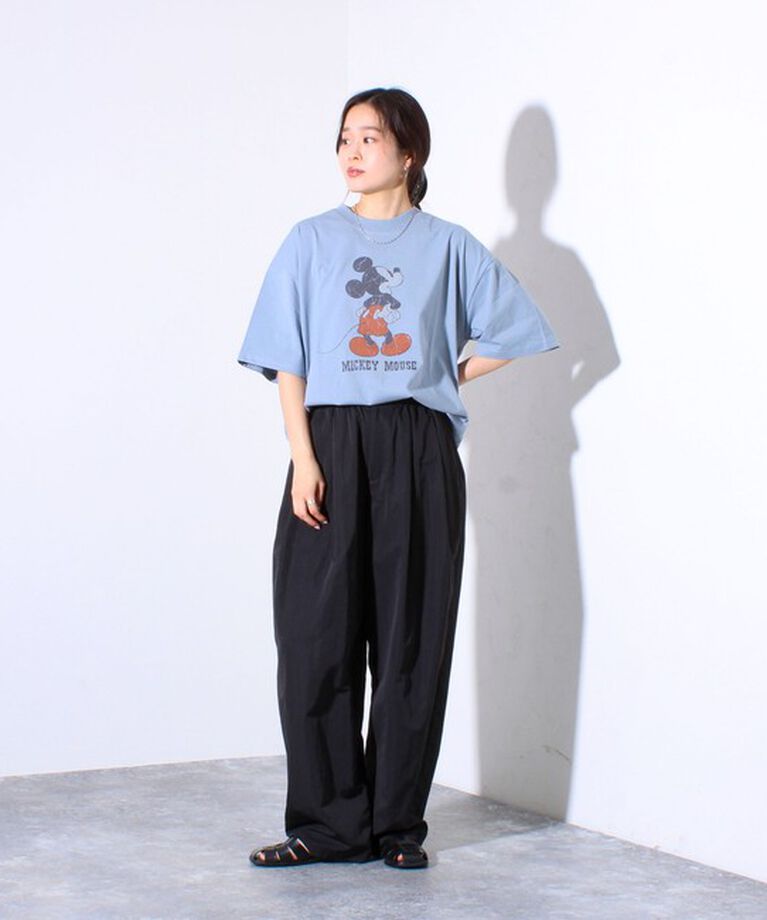 GLOSTER「【Disney】【TOM&JERRY】ピグメント/ラグランスリーブ プリントTシャツ 」|Tシャツ・カットソー|