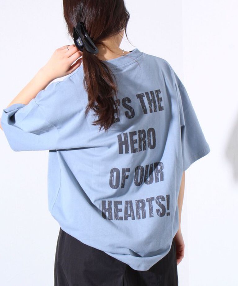 GLOSTER「【Disney】【TOM&JERRY】ピグメント/ラグランスリーブ プリントTシャツ 」|Tシャツ・カットソー|