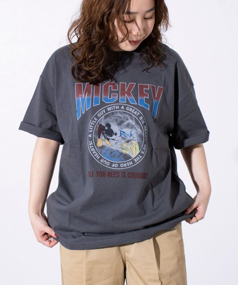 GLOSTER「【Disney】【TOM&JERRY】ピグメント/ラグランスリーブ プリントTシャツ 」|Tシャツ・カットソー|