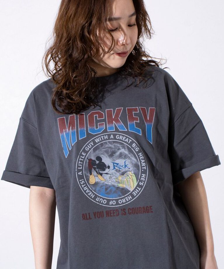 GLOSTER「【Disney】【TOM&JERRY】ピグメント/ラグランスリーブ プリントTシャツ 」|Tシャツ・カットソー|