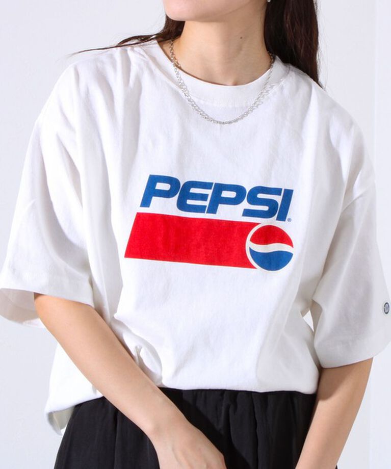 GLOSTER「【PEPSI×DISCUS ATHLETIC】コラボ プリント 半袖 クルーネックTシャツ」|Tシャツ・カットソー|ホワイト系その他2