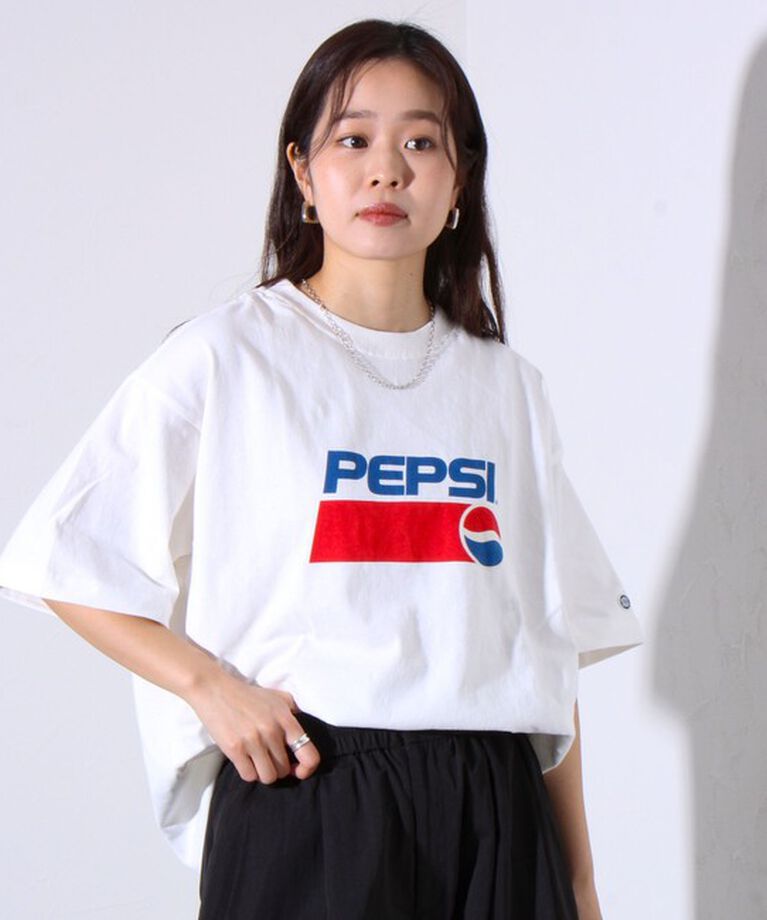 GLOSTER「【PEPSI×DISCUS ATHLETIC】コラボ プリント 半袖 クルーネックTシャツ」|Tシャツ・カットソー|
