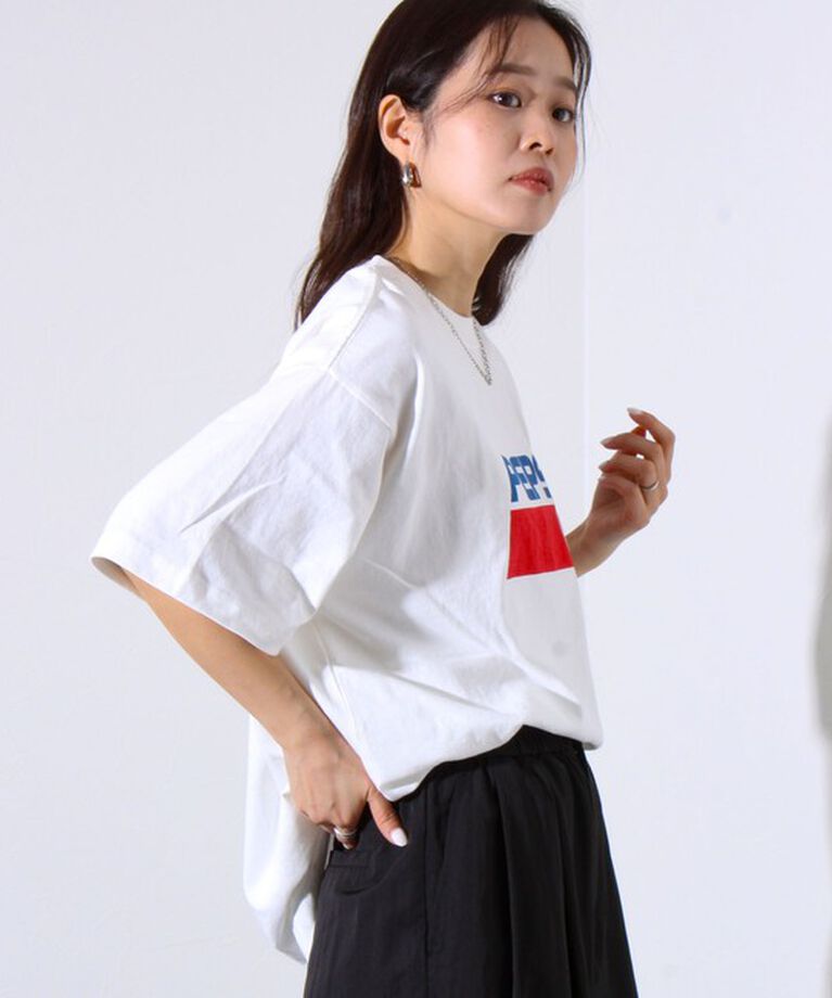GLOSTER「【PEPSI×DISCUS ATHLETIC】コラボ プリント 半袖 クルーネックTシャツ」|Tシャツ・カットソー|