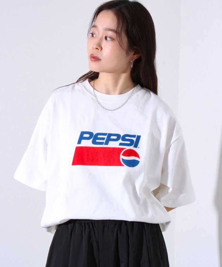 GLOSTER「【PEPSI×DISCUS ATHLETIC】コラボ プリント 半袖 クルーネックTシャツ」|Tシャツ・カットソー|