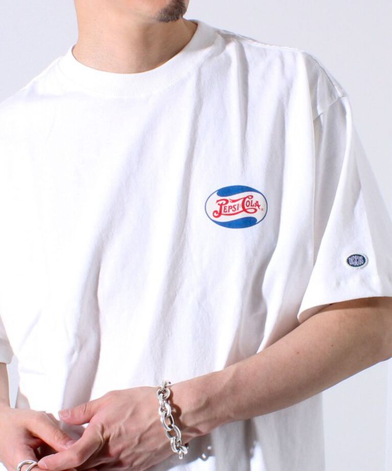 GLOSTER「【PEPSI×DISCUS ATHLETIC】コラボ プリント 半袖 クルーネックTシャツ」|Tシャツ・カットソー|