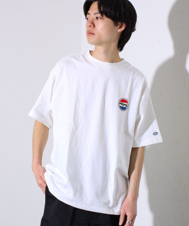 GLOSTER「【PEPSI×DISCUS ATHLETIC】コラボ プリント 半袖 クルーネックTシャツ」|Tシャツ・カットソー|