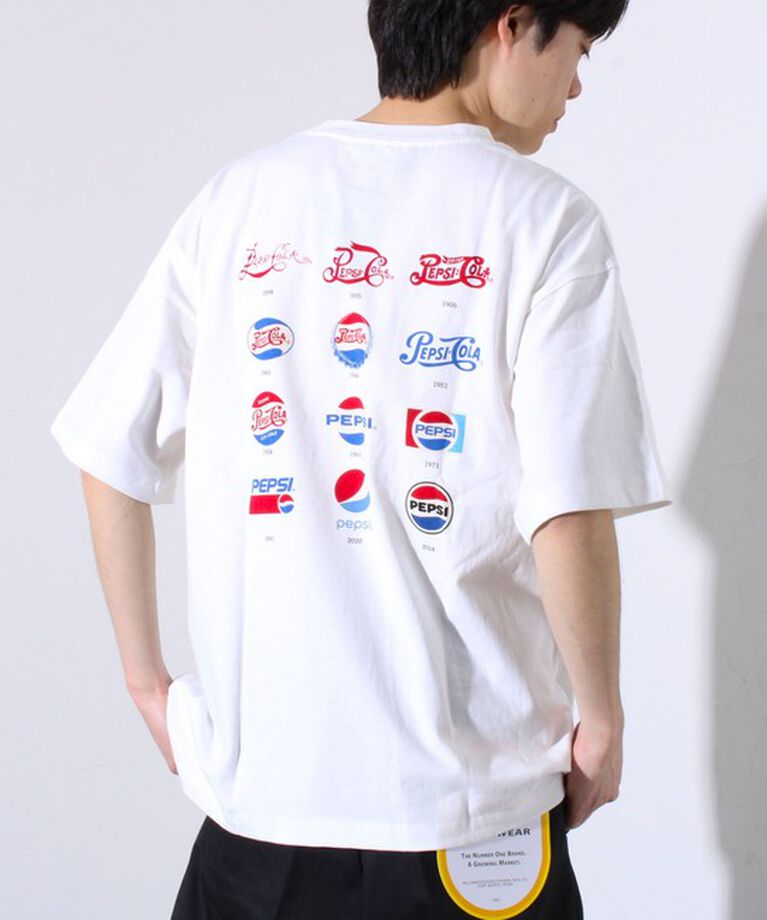 GLOSTER「【PEPSI×DISCUS ATHLETIC】コラボ プリント 半袖 クルーネックTシャツ」|Tシャツ・カットソー|