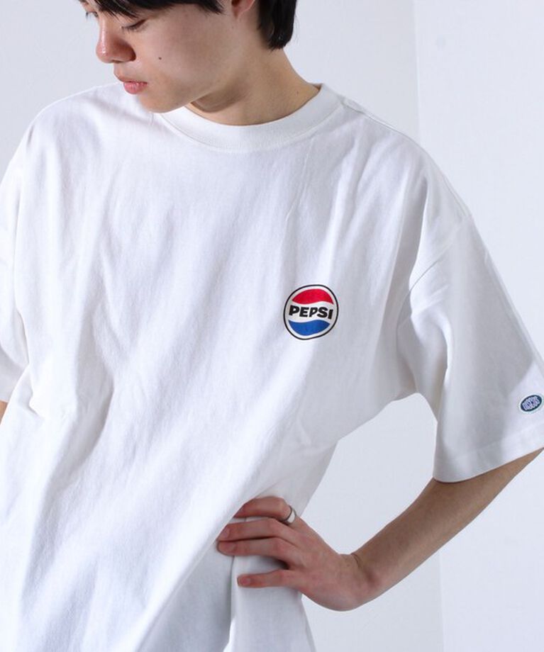 GLOSTER「【PEPSI×DISCUS ATHLETIC】コラボ プリント 半袖 クルーネックTシャツ」|Tシャツ・カットソー|