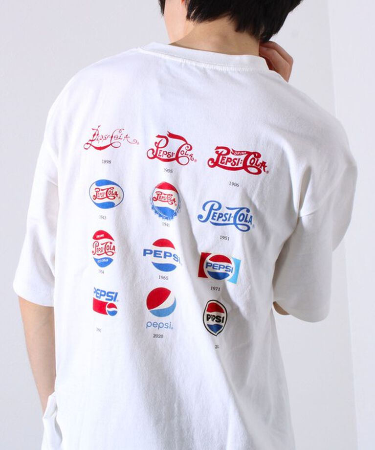 GLOSTER「【PEPSI×DISCUS ATHLETIC】コラボ プリント 半袖 クルーネックTシャツ」|Tシャツ・カットソー|