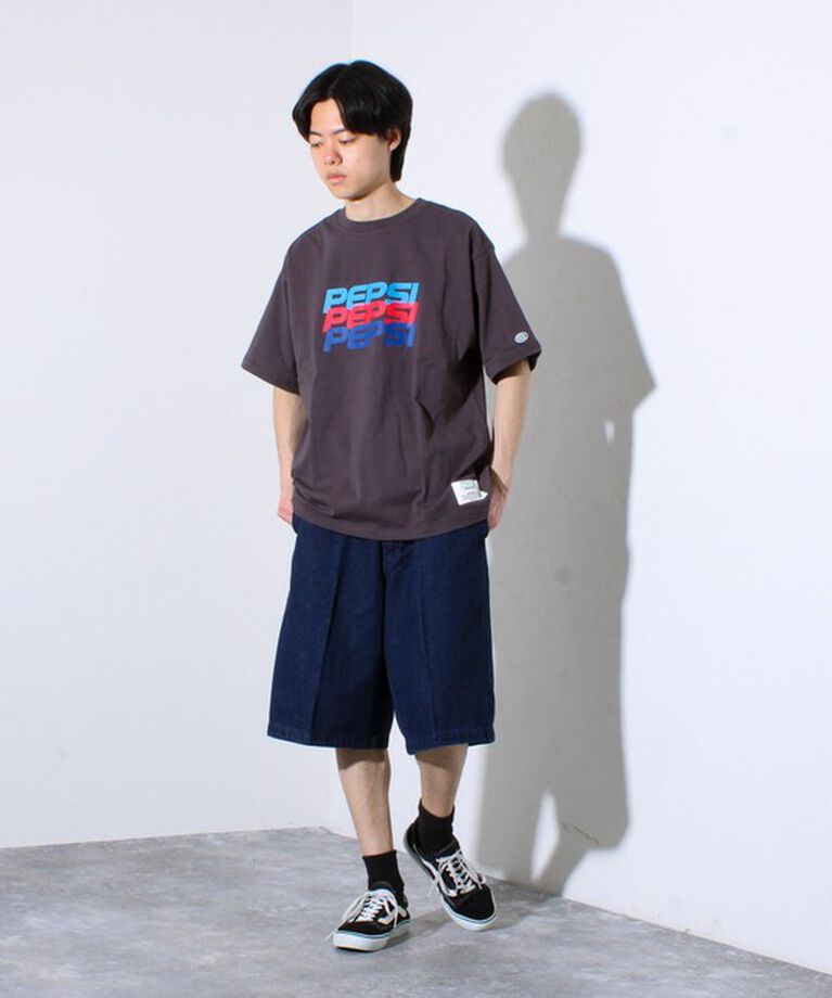 GLOSTER「【PEPSI×DISCUS ATHLETIC】コラボ プリント 半袖 クルーネックTシャツ」|Tシャツ・カットソー|