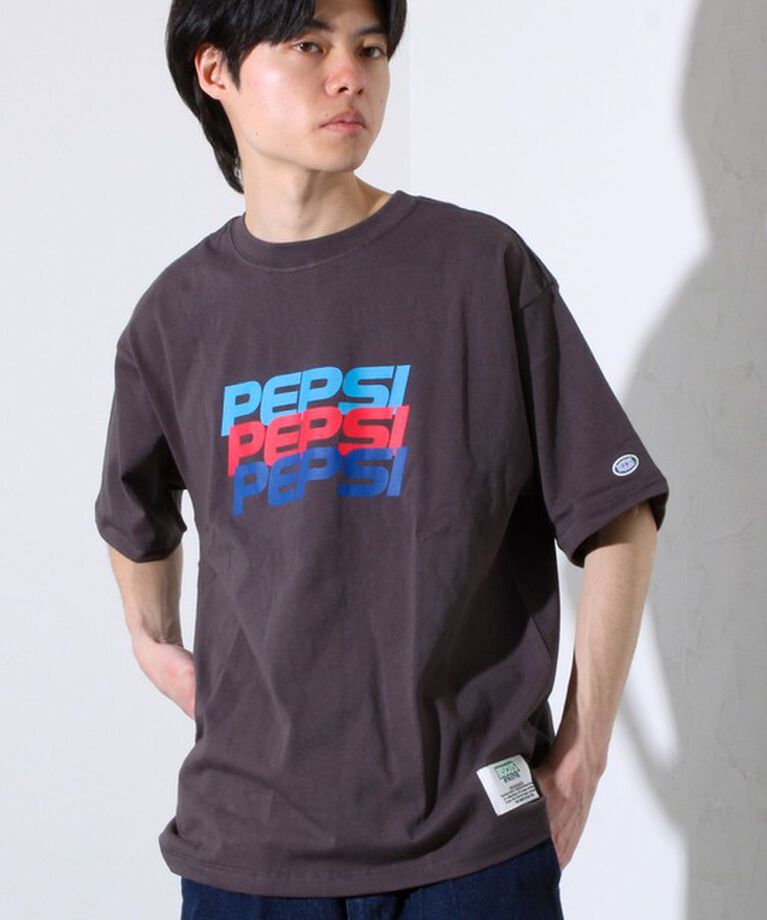 GLOSTER「【PEPSI×DISCUS ATHLETIC】コラボ プリント 半袖 クルーネックTシャツ」|Tシャツ・カットソー|
