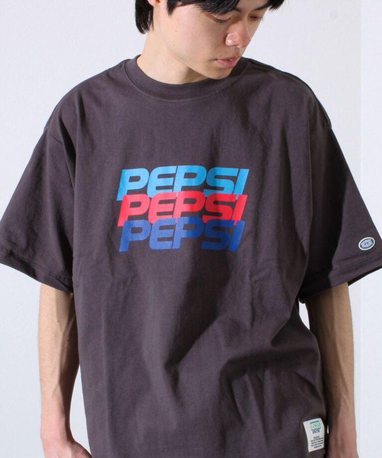 GLOSTER「【PEPSI×DISCUS ATHLETIC】コラボ プリント 半袖 クルーネックTシャツ」|Tシャツ・カットソー|