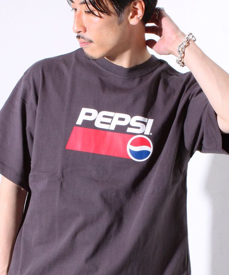 GLOSTER「【PEPSI×DISCUS ATHLETIC】コラボ プリント 半袖 クルーネックTシャツ」|Tシャツ・カットソー|ブラック系その他2