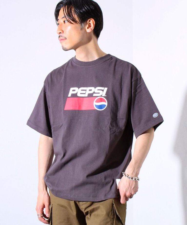 GLOSTER「【PEPSI×DISCUS ATHLETIC】コラボ プリント 半袖 クルーネックTシャツ」|Tシャツ・カットソー|