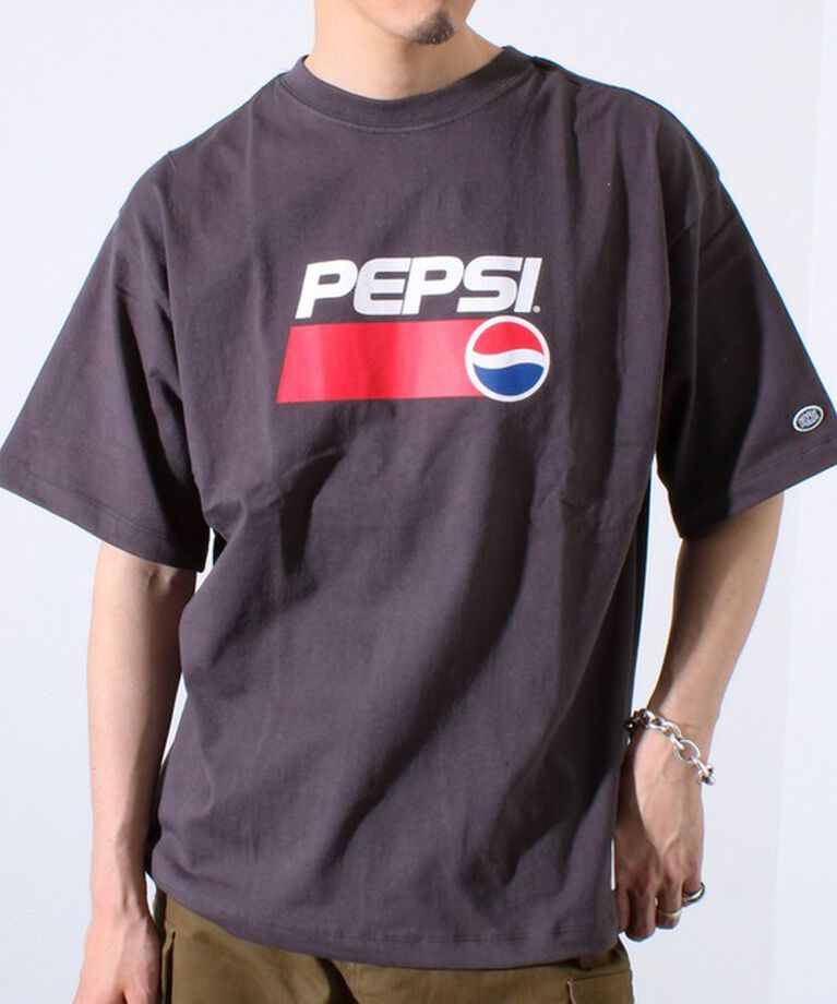 GLOSTER「【PEPSI×DISCUS ATHLETIC】コラボ プリント 半袖 クルーネックTシャツ」|Tシャツ・カットソー|