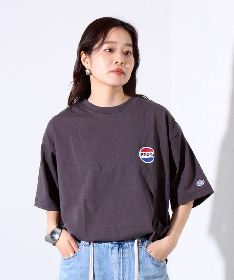 GLOSTER「【PEPSI×DISCUS ATHLETIC】コラボ プリント 半袖 クルーネックTシャツ」|Tシャツ・カットソー|