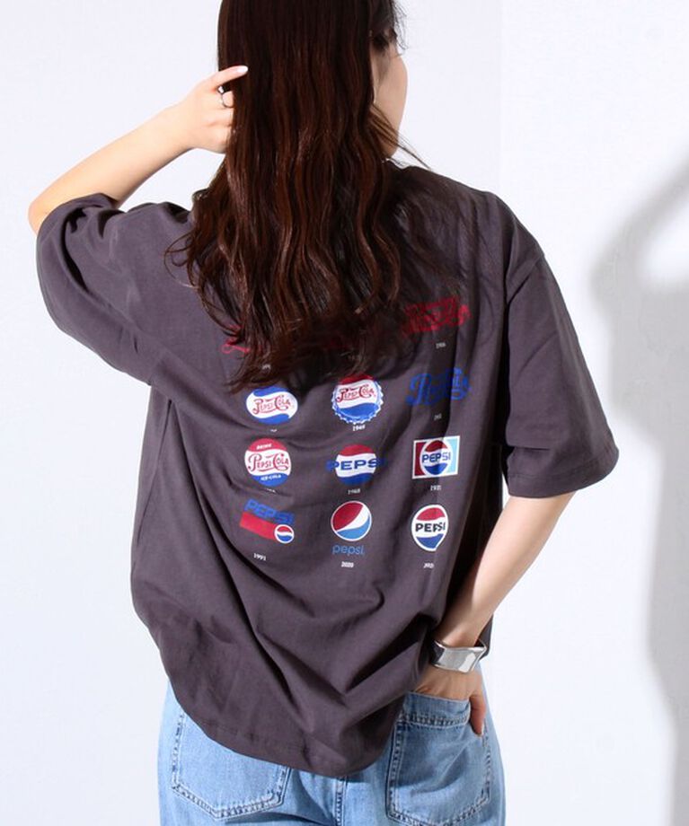 GLOSTER「【PEPSI×DISCUS ATHLETIC】コラボ プリント 半袖 クルーネックTシャツ」|Tシャツ・カットソー|
