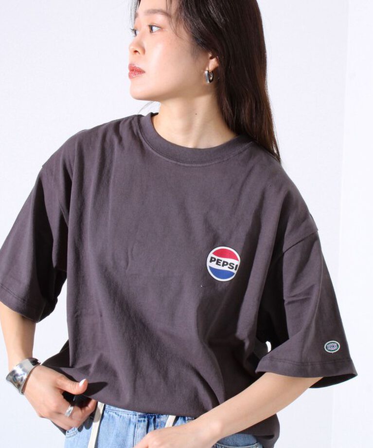 GLOSTER「【PEPSI×DISCUS ATHLETIC】コラボ プリント 半袖 クルーネックTシャツ」|Tシャツ・カットソー|