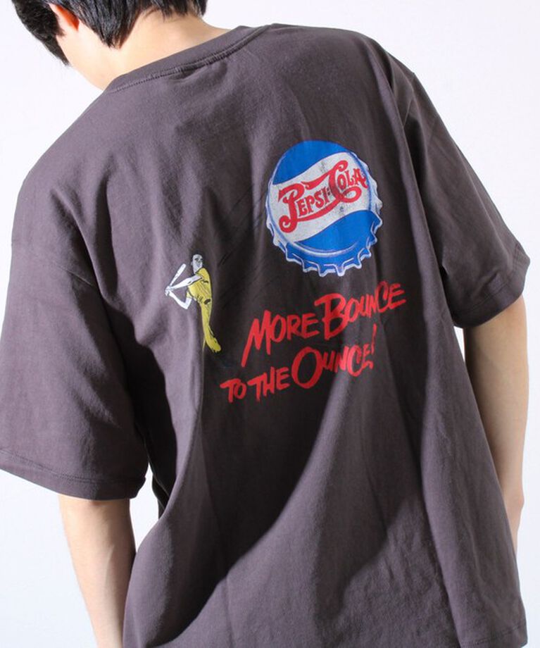 GLOSTER「【PEPSI×DISCUS ATHLETIC】コラボ プリント 半袖 クルーネックTシャツ」|Tシャツ・カットソー|ブラック系その他4