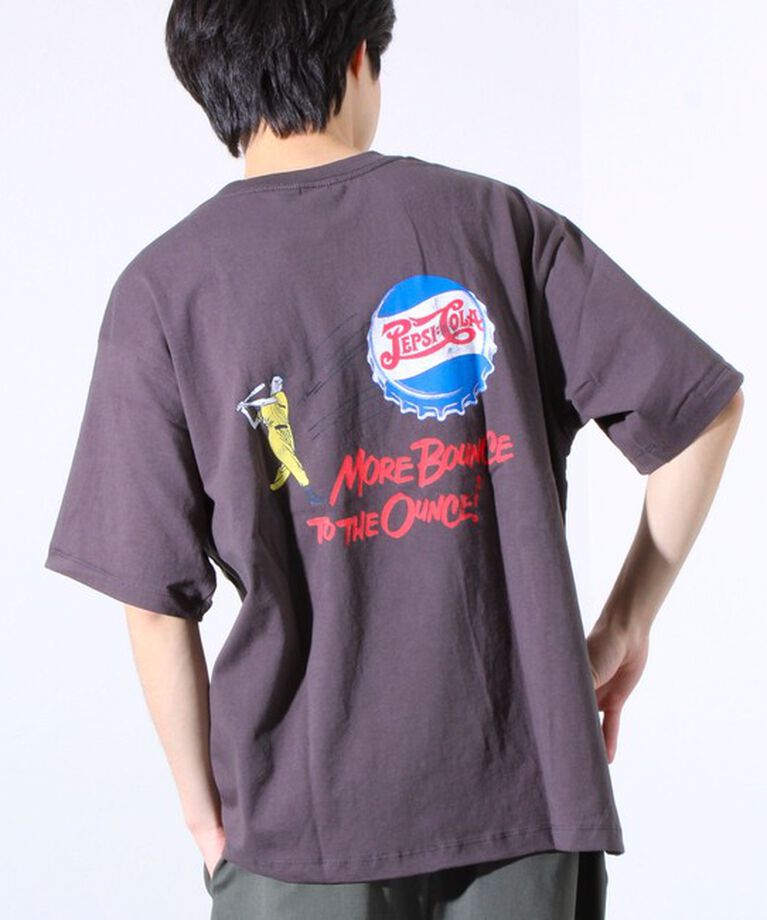 GLOSTER「【PEPSI×DISCUS ATHLETIC】コラボ プリント 半袖 クルーネックTシャツ」|Tシャツ・カットソー|
