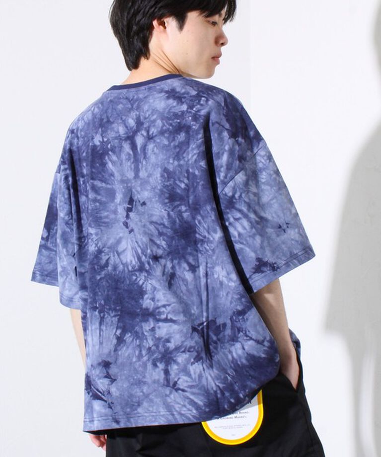 GLOSTER「【GLOSTER/グロスター】タイダイ染め 天竺 クルーネック ショートスリーブTシャツ」|Tシャツ・カットソー|