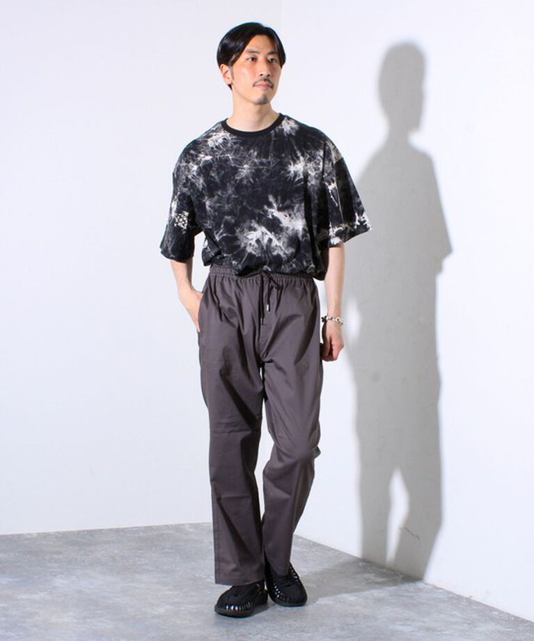 GLOSTER「【GLOSTER/グロスター】タイダイ染め 天竺 クルーネック ショートスリーブTシャツ」|Tシャツ・カットソー|