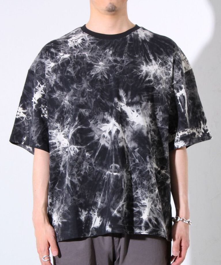 GLOSTER「【GLOSTER/グロスター】タイダイ染め 天竺 クルーネック ショートスリーブTシャツ」|Tシャツ・カットソー|