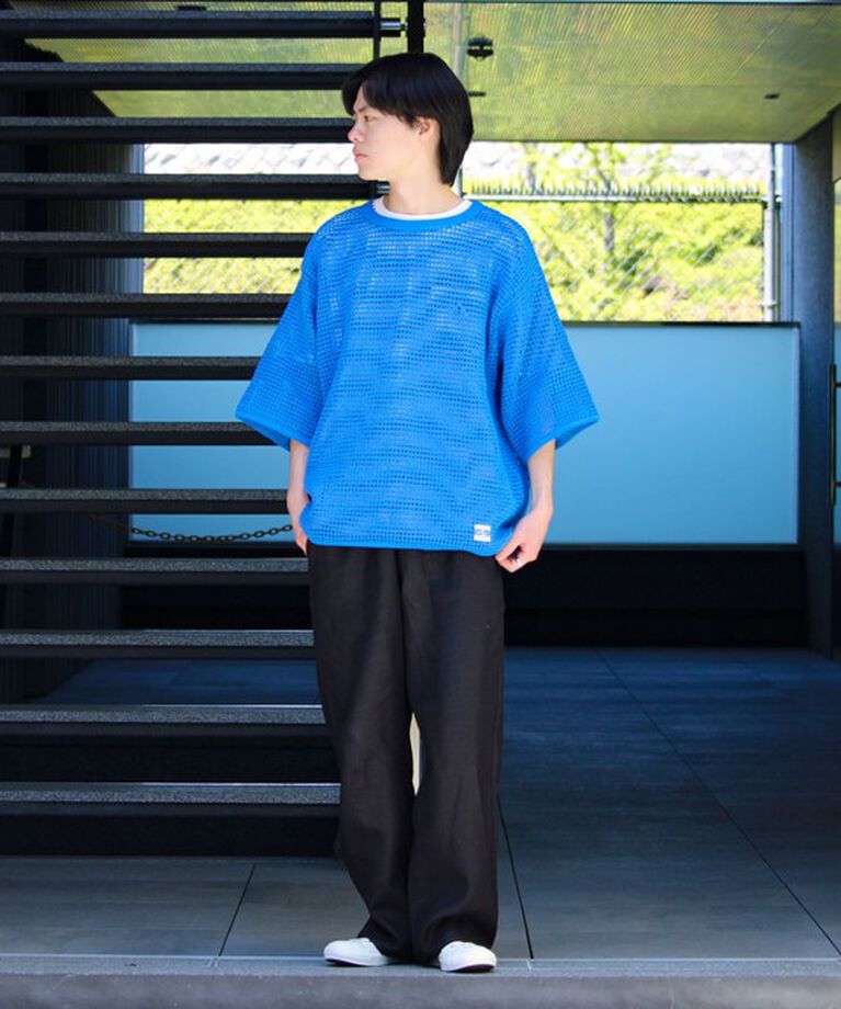 GLOSTER「【ARMY TWILL/アーミーツイル】Cotton Mesh Tee コットンメッシュTシャツ」|Tシャツ・カットソー|