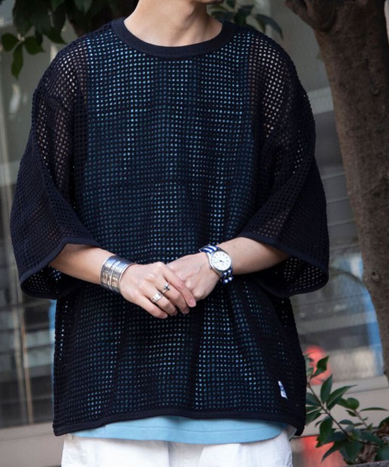 GLOSTER「【ARMY TWILL/アーミーツイル】Cotton Mesh Tee コットンメッシュTシャツ」|Tシャツ・カットソー|
