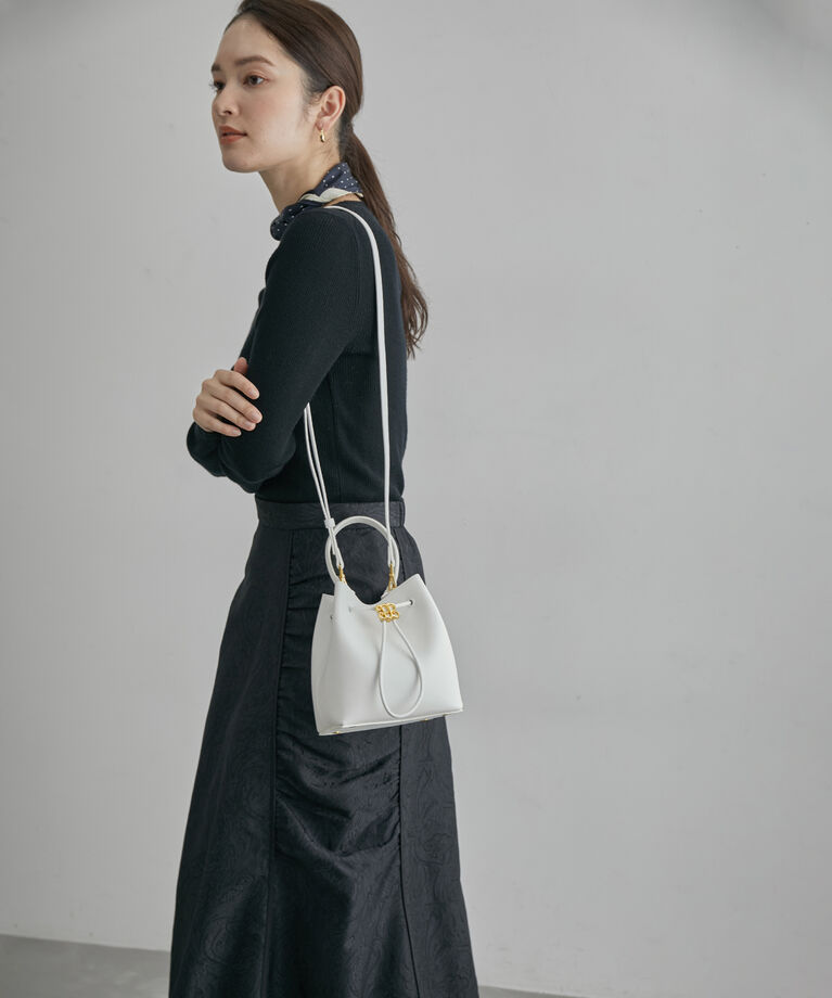 ROPE「アナグラムモチーフドロストミニバッグ」|ハンドバッグ|