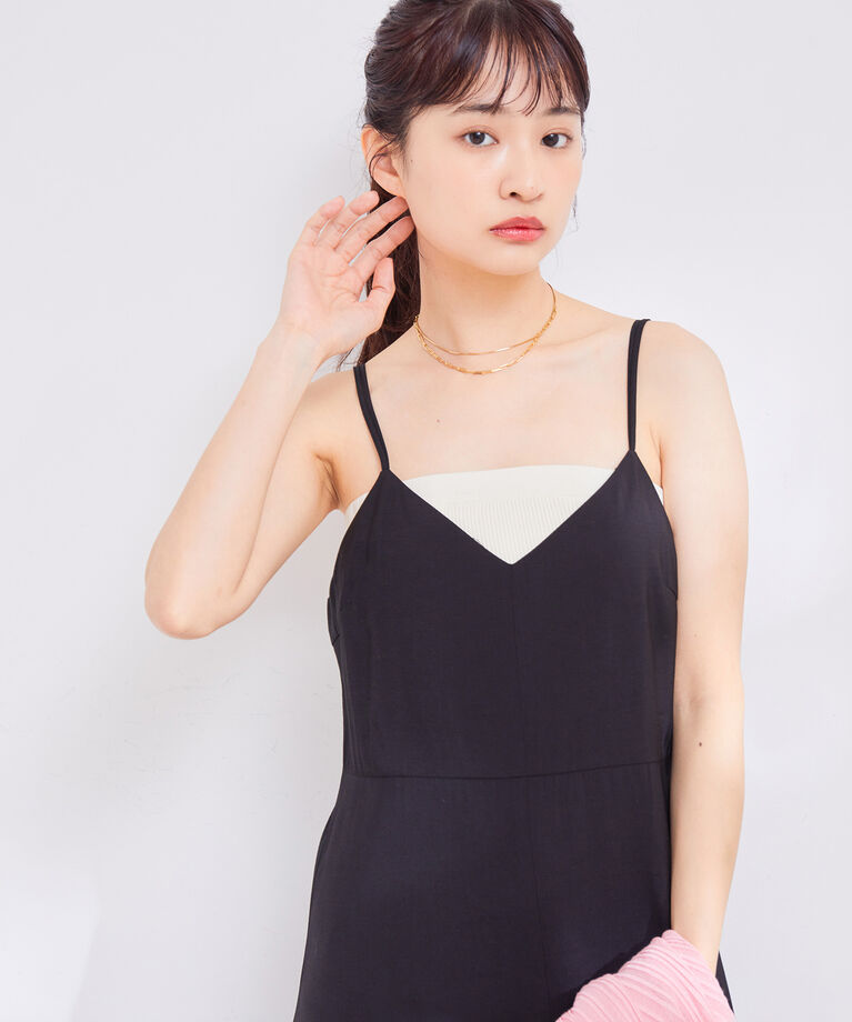 VIS「バックストラップキャミワンピース」|ワンピース|