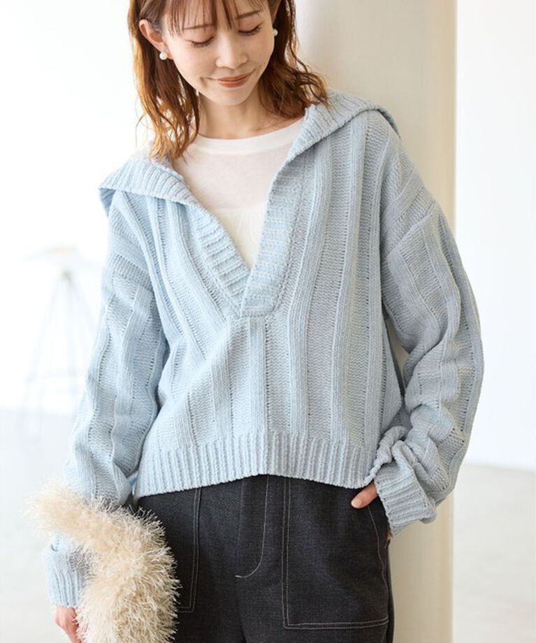 Rope’Picnic「アンジェリーナモールニットスキッパープルオーバー」|ニット・セーター|ブルーサブ