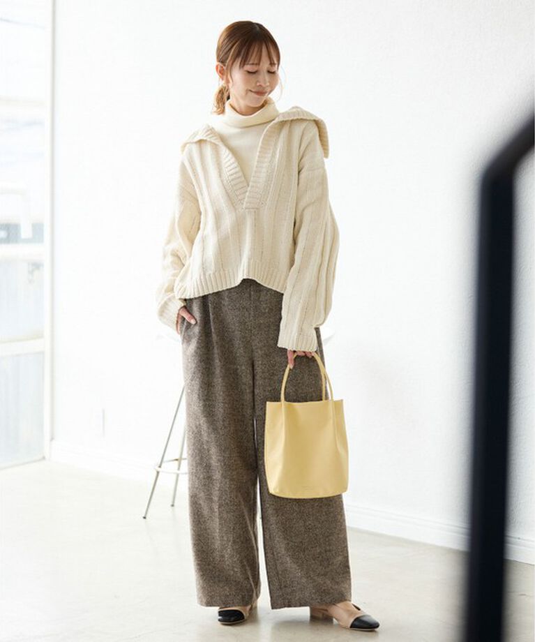 Rope’Picnic「アンジェリーナモールニットスキッパープルオーバー」|ニット・セーター|