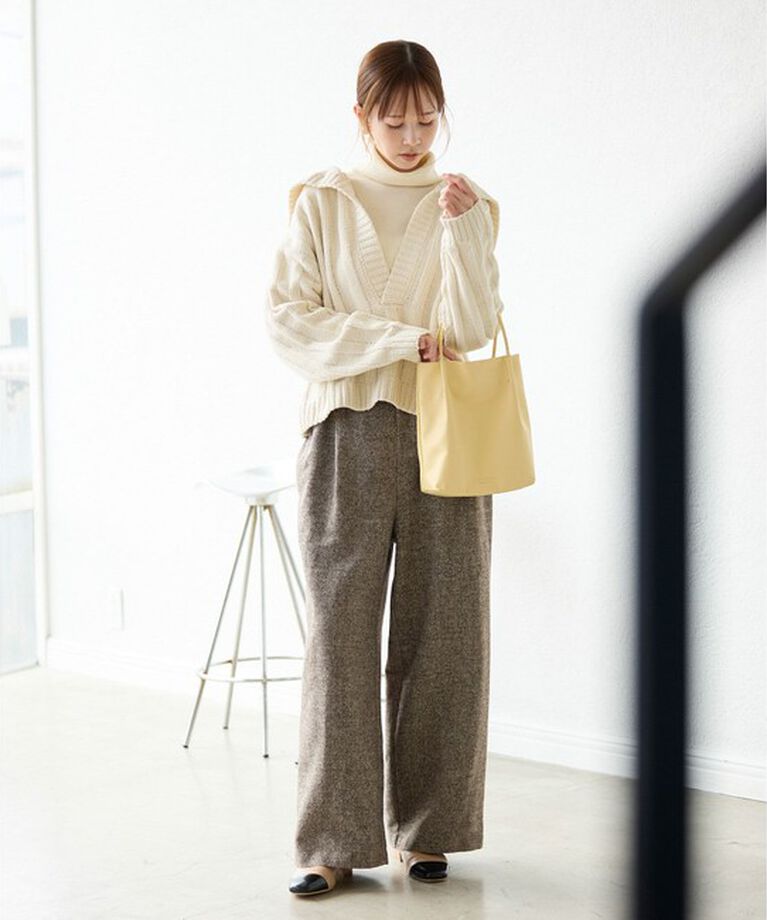 Rope’Picnic「アンジェリーナモールニットスキッパープルオーバー」|ニット・セーター|