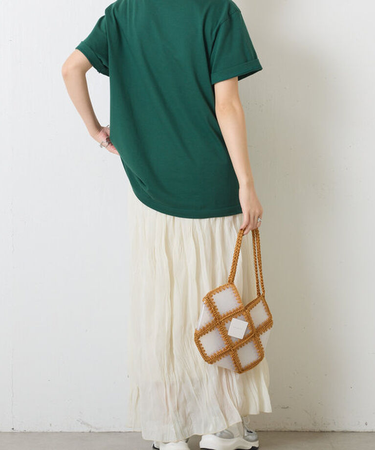  「シフォンワッシャースカート」|スカート|