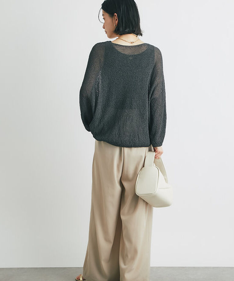  「《美シルエット・楽な履き心地》2タックワイドパンツ」|その他|