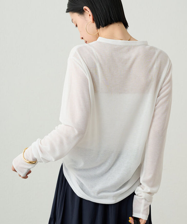  「ヘンリーネックカットソー」|Tシャツ・カットソー|