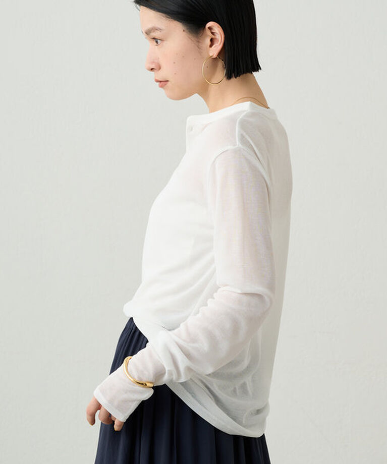  「ヘンリーネックカットソー」|Tシャツ・カットソー|
