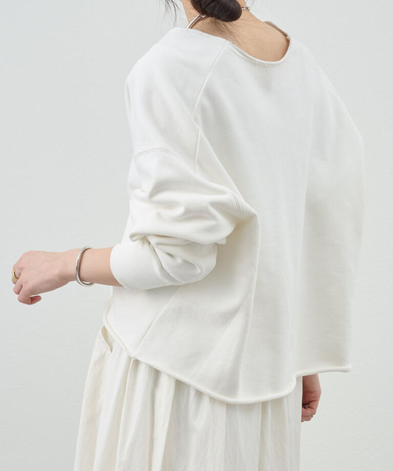  「《カットオフでラフな印象に》カットオフVネックスウェット」|Tシャツ・カットソー|