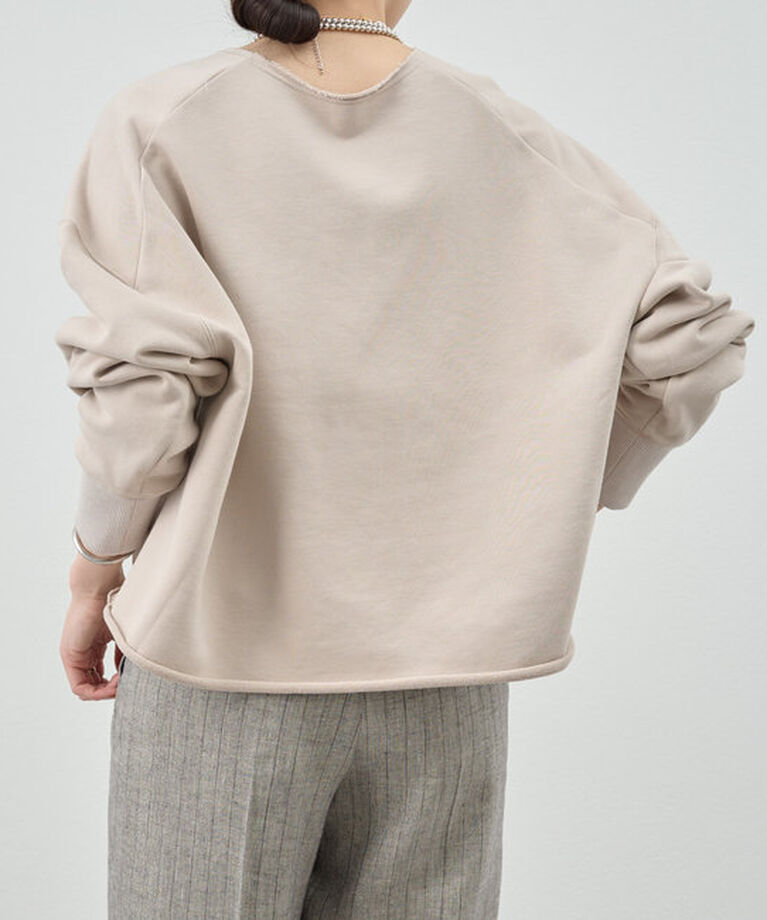  「《カットオフでラフな印象に》カットオフVネックスウェット」|Tシャツ・カットソー|