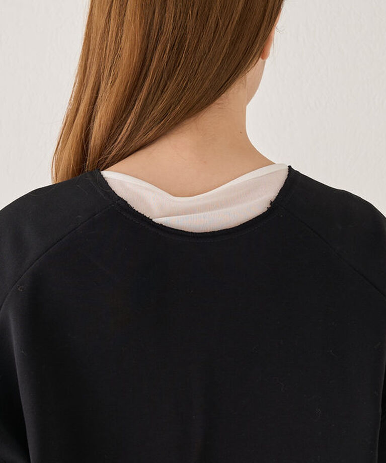  「《カットオフでラフな印象に》カットオフVネックスウェット」|Tシャツ・カットソー|