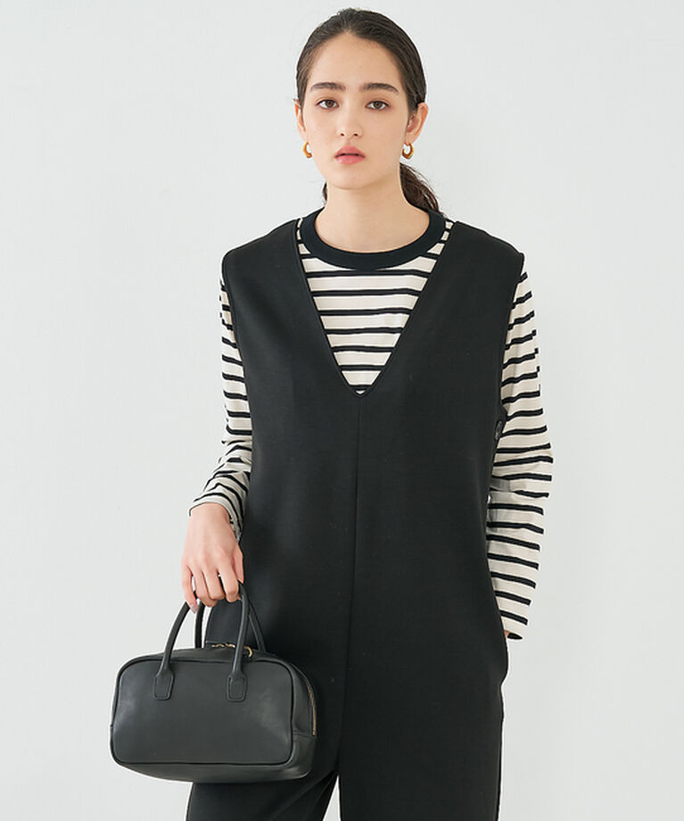 collex「ダンボールニットサロペット」|オールインワン|