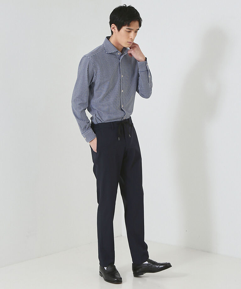 ABAHOUSE「【セットアップ対応/FLEX PANTS】トリコットツイル マルチストレッチ ス」|スラックス|