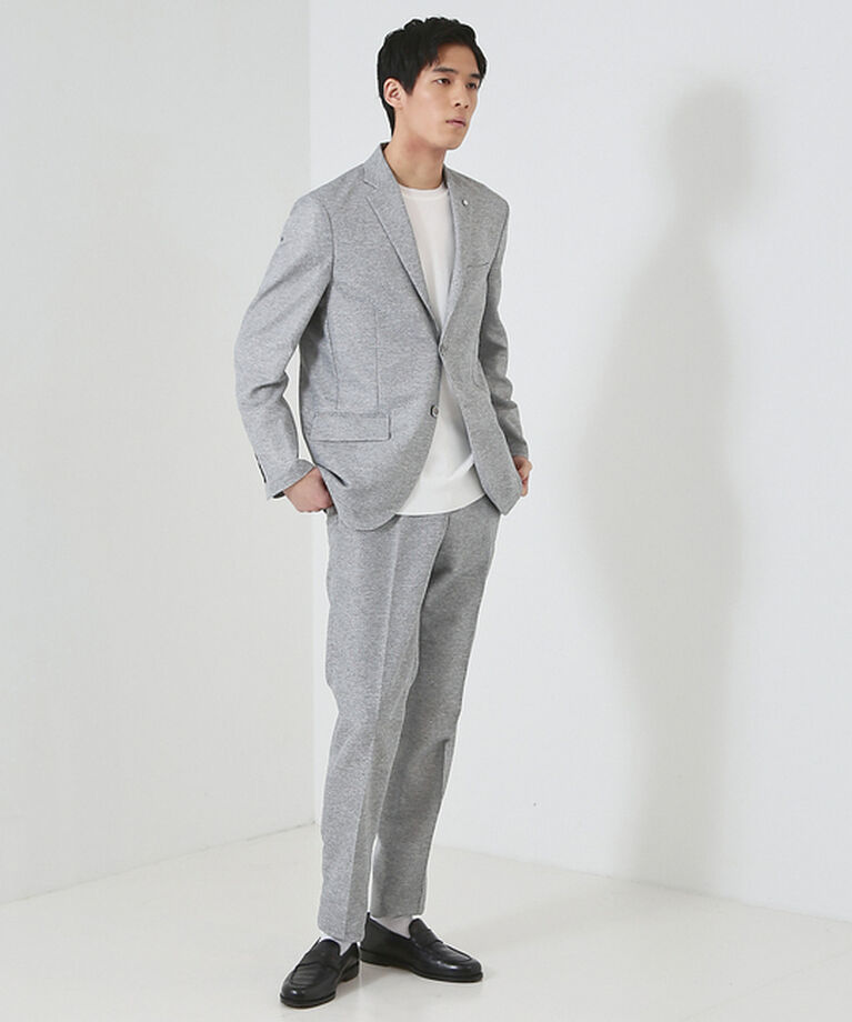 ABAHOUSE「【セットアップ対応/FLEX JACKET】カラミ織り ストレッチ メッシュジャ」|その他|