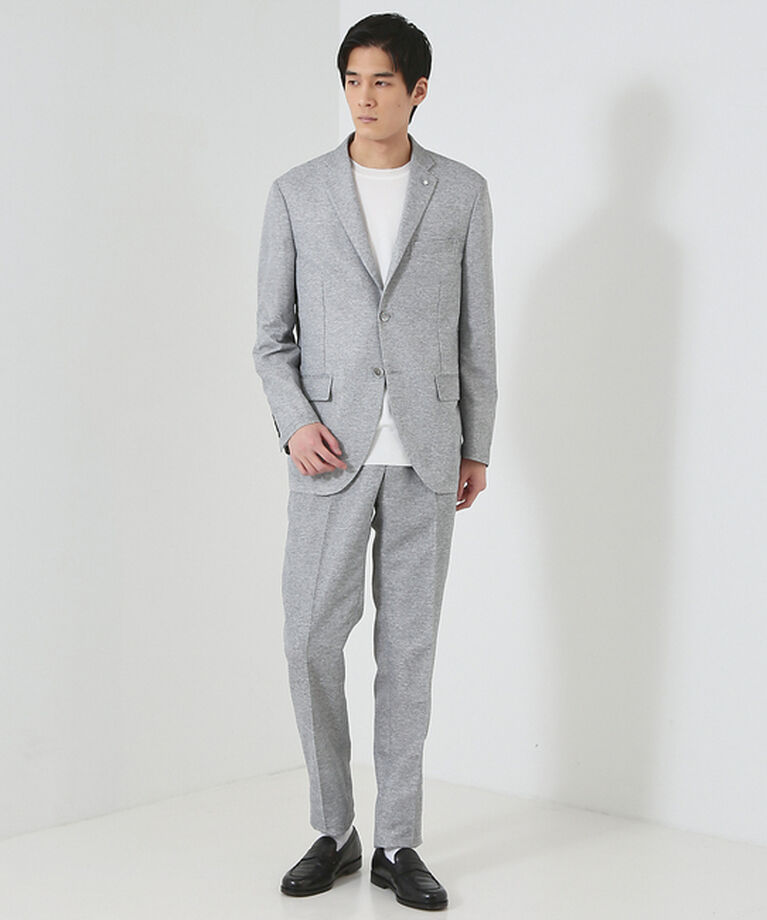 ABAHOUSE「【セットアップ対応/FLEX JACKET】カラミ織り ストレッチ メッシュジャ」|その他|
