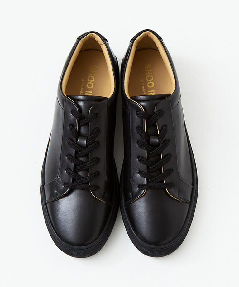 alfredoBANNISTER「【SHOO IN SHOE】究極のベーシック オールレザースニーカー」|スニーカー|