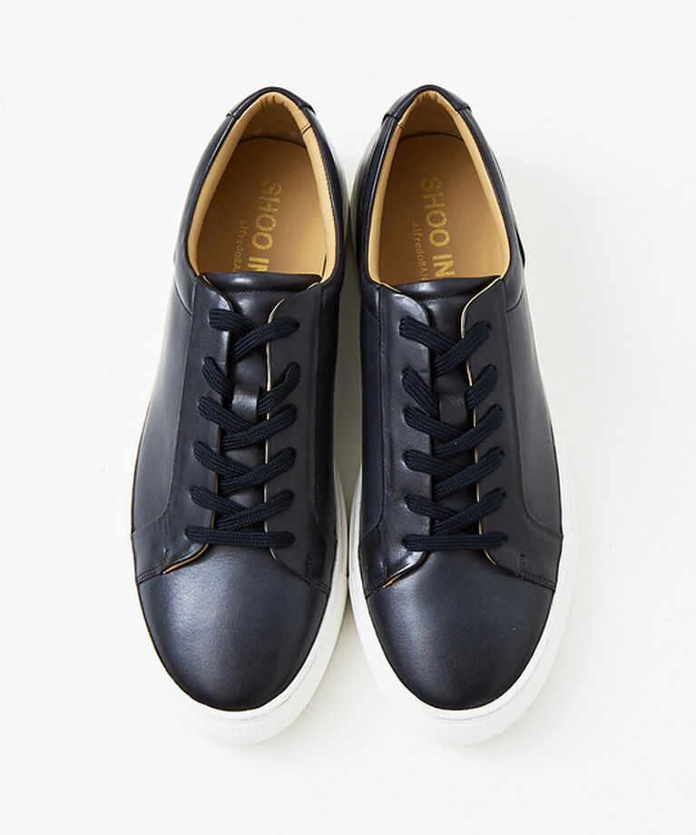 alfredoBANNISTER「【SHOO IN SHOE】究極のベーシック オールレザースニーカー」|スニーカー|